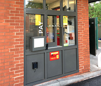Flush Panelled Single Sliding Heavy Duty Serving Window