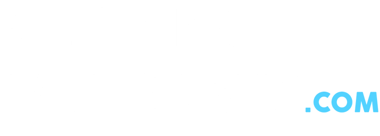 ServingWindows.com White Text Logo