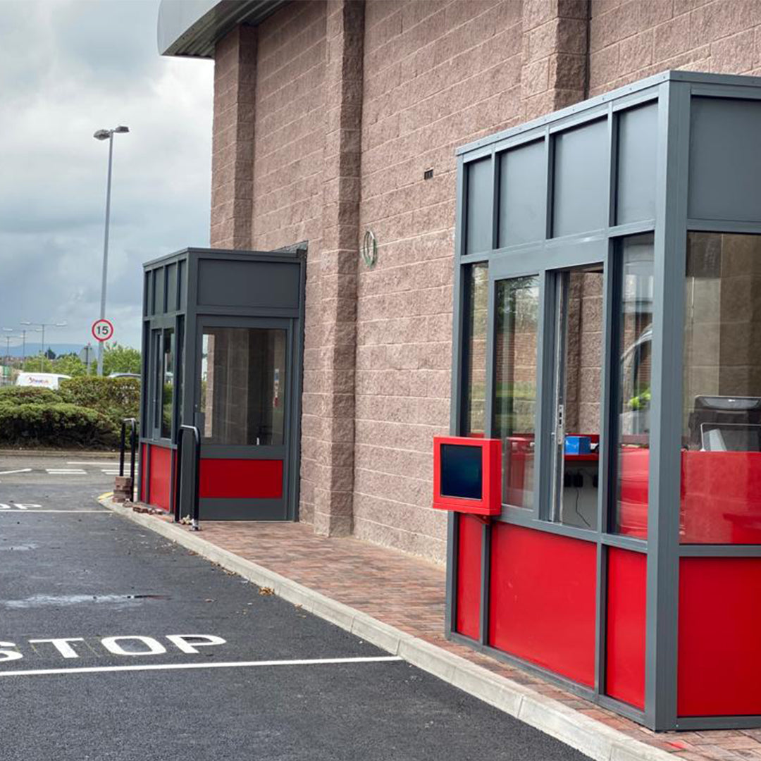 Five Guys Teeside Drive Thru Pod Installation