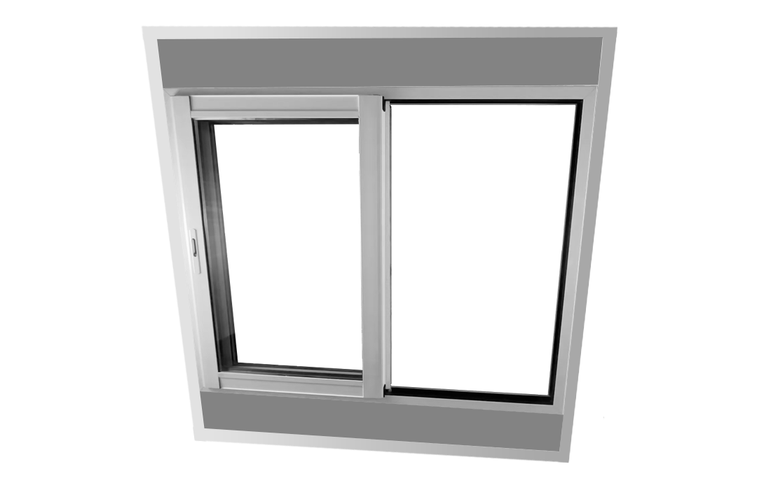 Panelled Single Sliding Medium Duty Serving Window