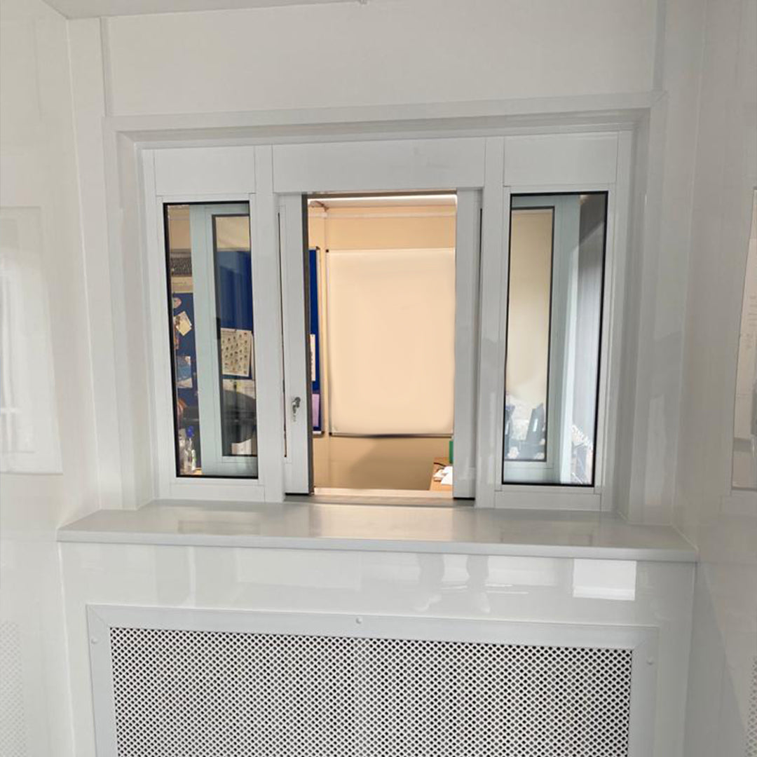 Raynes Park Bi-Parting Heavy Duty Serving Window Installation